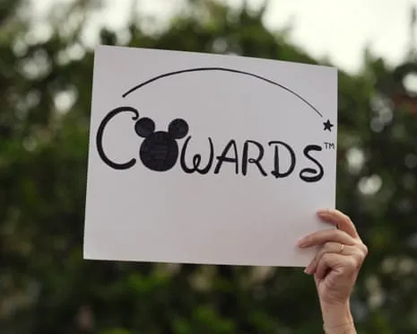 Scores Demonstrate Near Mickey Mouse Company Headquarters Regarding ‘Anti-Free Speech’ Kimmel Cancellation